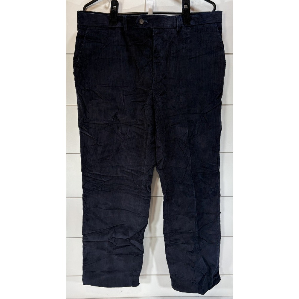 Lauren Ralph Lauren Navy Blue Corduroy Dress Pants Mens 36 x 29 Casual Preppy